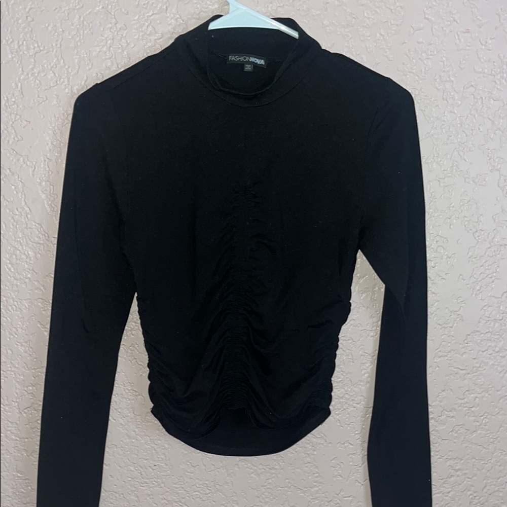 Black Long Sleeve Top